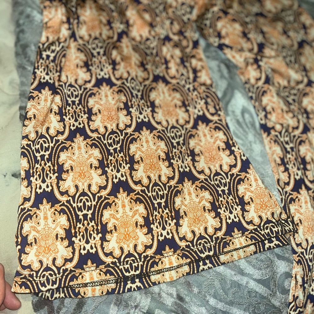 #888(S) Yoyo 5 Vintage Style Patterned Lounge Pants, stretchy & comfy - Picture 3 of 7
